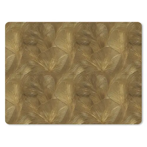 Organisch - Lijnen - Goud muismat rubber klein 262 -3d