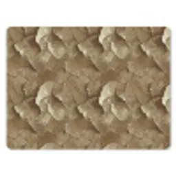 Organisch - Patroon - Bladeren - Goud muismat rubber klein 262 -3d
