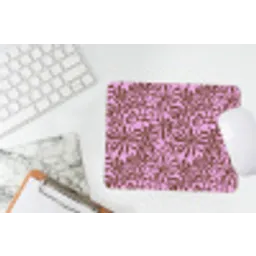 Organisch - Patroon - Roze muismat rubber klein 262 -witbureau