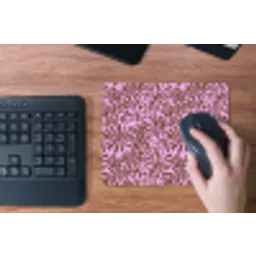 Organisch - Patroon - Roze muismat rubber klein 262 -toetsenbord