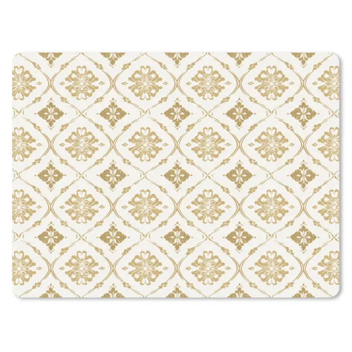 Ornament - Klassiek - Goud muismat rubber klein 262 -3d