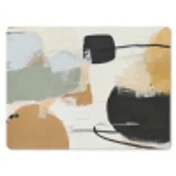 Paint - Abstract - Kleuren muismat rubber klein -3d