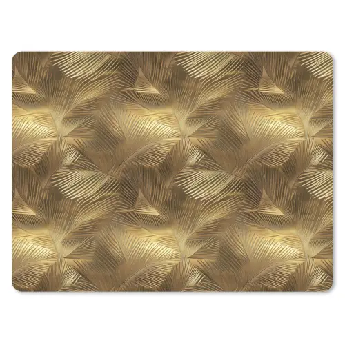 Palm - Waaier - Goud muismat rubber klein 262 -3d