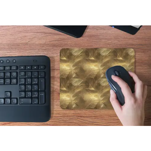 Palm - Waaier - Goud muismat rubber klein 262 -toetsenbord