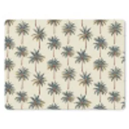 Palmbomen - Tropisch - Groen muismat rubber klein 262 -3d