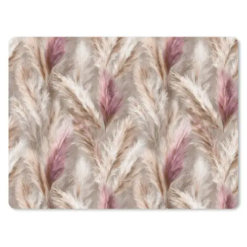 Pampasgras - Pluizig - Kleurrijk muismat rubber klein 262 -3d