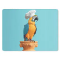 Papegaai - Koksmuts - Grappig - Vogel muismat rubber klein -3d