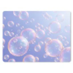 Pastel - Bubbels - Dromerig muismat rubber klein -3d