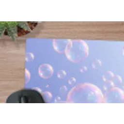Pastel - Bubbels - Dromerig muismat rubber klein -closeup