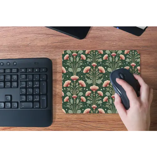 Patroon - Botanisch - Kleurrijk muismat rubber klein 262 -toetsenbord