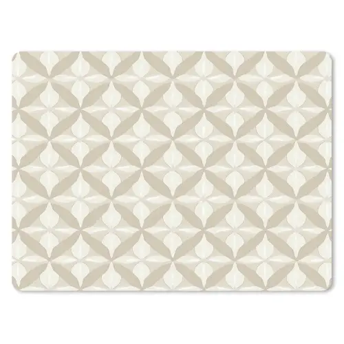 Patroon - Klassiek - Beige muismat rubber klein 262 -3d