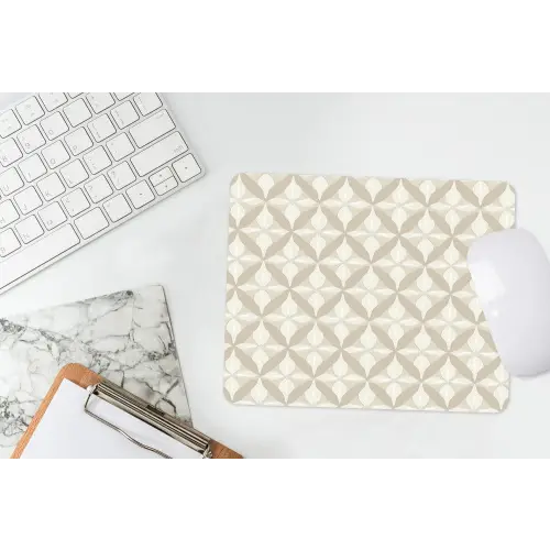 Patroon - Klassiek - Beige muismat rubber klein 262 -witbureau