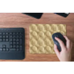 Patroon - Waaier -  Goud muismat rubber klein 262 -toetsenbord