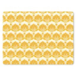 Patroon - Motief - Geel muismat rubber klein 262 -3d