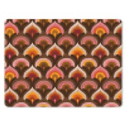 Patroon - Retro - Kleurrijk muismat rubber klein 262 -3d