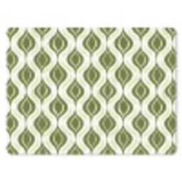 Patroon - Retro - Groen muismat rubber klein 262 -3d