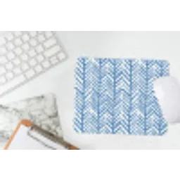 Patroon - Streep - Blauw muismat rubber klein 262 -witbureau
