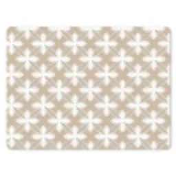 Patroon - Symmetrisch - Beige muismat rubber klein 262 -3d
