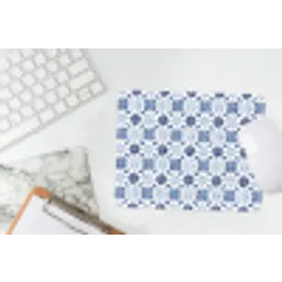 Patroon - Tegel - Blauw muismat rubber klein 262 -witbureau