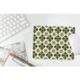 Patroon - Tegel - Groen muismat rubber klein 262 -witbureau
