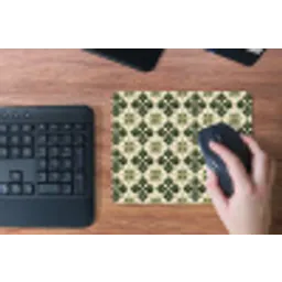 Patroon - Tegel - Groen muismat rubber klein 262 -toetsenbord