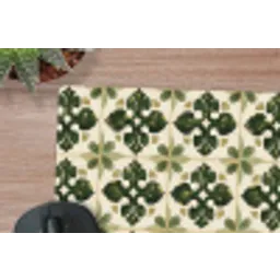 Patroon - Tegel - Groen muismat rubber klein 262 -closeup