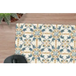 Patroon - Klassiek - Kleurrijk muismat rubber klein 262 -closeup