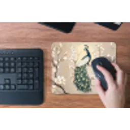 Pauw - Tak - Bloemen muismat rubber klein -toetsenbord