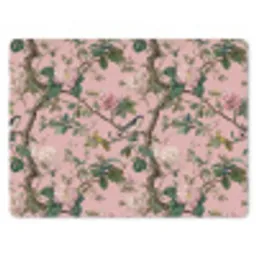 Pioenrozen - Botanisch - Vogel muismat rubber klein 262 -3d