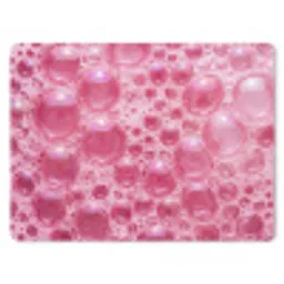 Roze - Schuim - Bubbels muismat rubber klein -3d