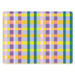 Ruit - Patroon - Kleurrijk muismat rubber klein 262 -3d