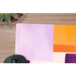 Vlakken - Abstract - Rechthoekig - Oranje muismat rubber klein -closeup
