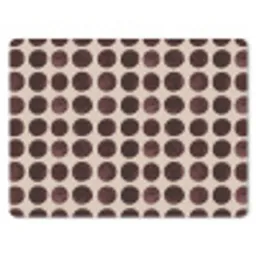 Stippen - Patroon - Bruin muismat rubber klein 262 -3d