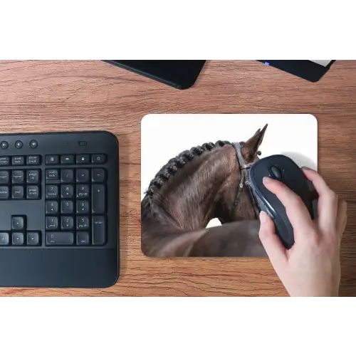Portret - Paard - Elegant muismat rubber klein -toetsenbord