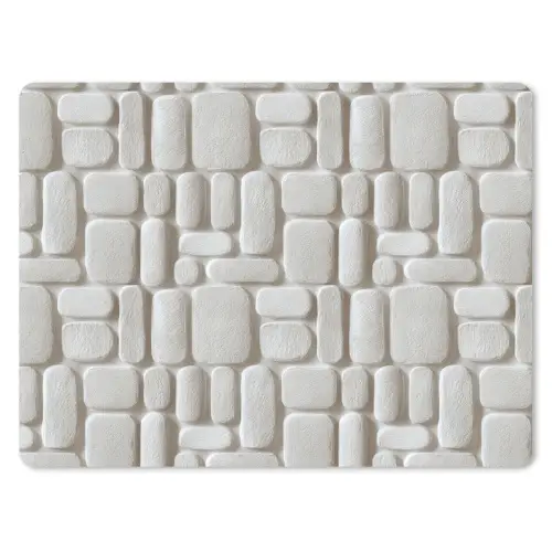 Reliëf - Structuur - Wit muismat rubber klein 262 -3d