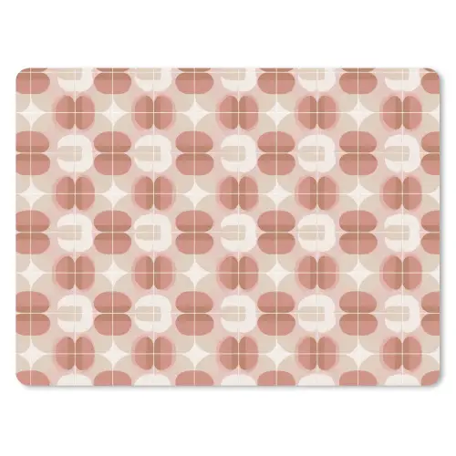 Retro - Klassiek - Roze muismat rubber klein 262 -3d