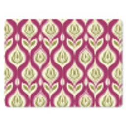 Retro - Floraal - Paars muismat rubber klein 262 -3d