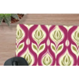 Retro - Floraal - Paars muismat rubber klein 262 -closeup