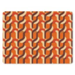 Retro - Modern - Kleurrijk muismat rubber klein 262 -3d
