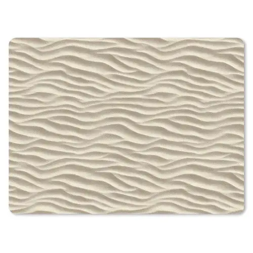 Zand - Golven - Beige muismat rubber klein 262 -3d
