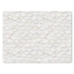Schubben - Wit - Elegant muismat rubber klein 262 -3d