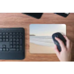 Zee - Zon - Zand muismat rubber klein -toetsenbord