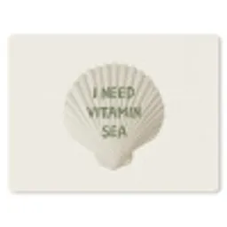 Schelp - Quote - Groen muismat rubber klein -3d
