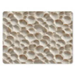 Schelpen - Waaiervorm - Wit muismat rubber klein 262 -3d
