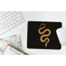 Slang - Minimalistisch - Goud muismat rubber klein -witbureau