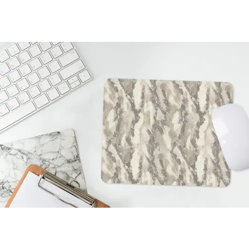 Slang - Patroon - Taupe muismat rubber klein 262 -witbureau
