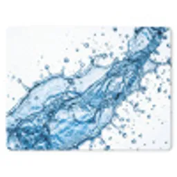 Spash - Water - Blauw muismat rubber klein -3d