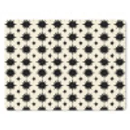 Stervormen - Geometrisch - Zwart muismat rubber klein 262 -3d