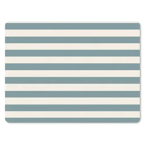 Strepen - Modern - Blauw muismat rubber klein 262 -3d