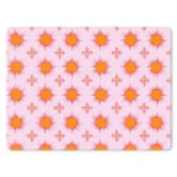 Zon - Patroon - Roze muismat rubber klein 262 -3d